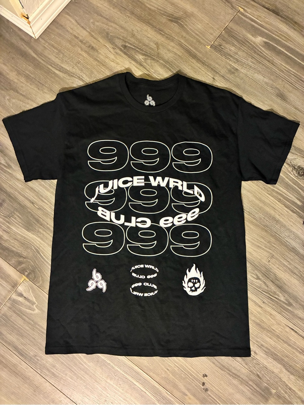 Juice WRLD 999 Black Graphic T-Shirt